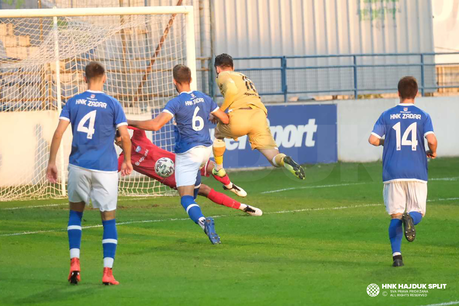 Stanovi: Zadar - Hajduk 0:6